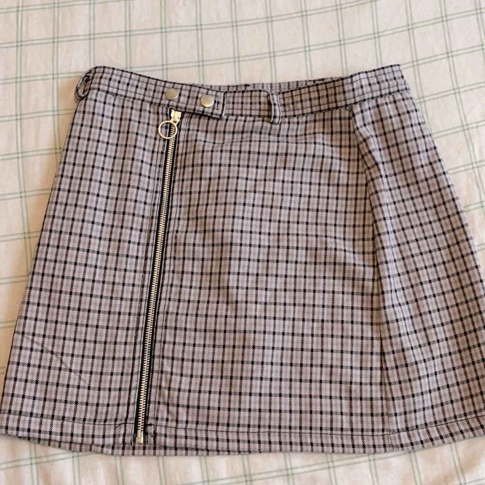 Plaid Mini Skirt